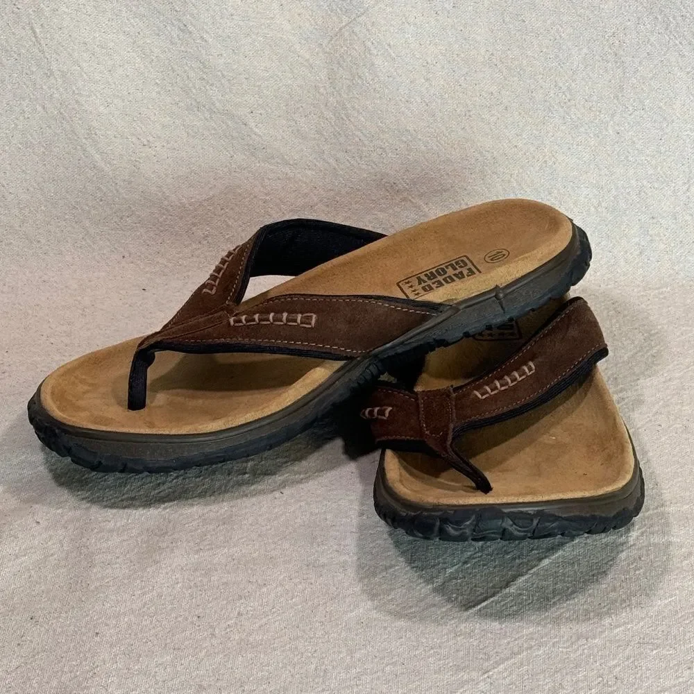 Faded Glory Flip Flops 'Ziegler VI' Mens Size 10